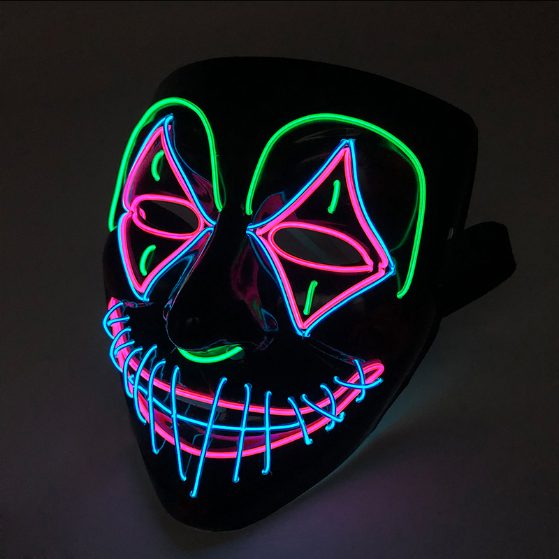 Led Purge Mask Halloween - LED 킬러 마스크 할로윈 댄스 무서운