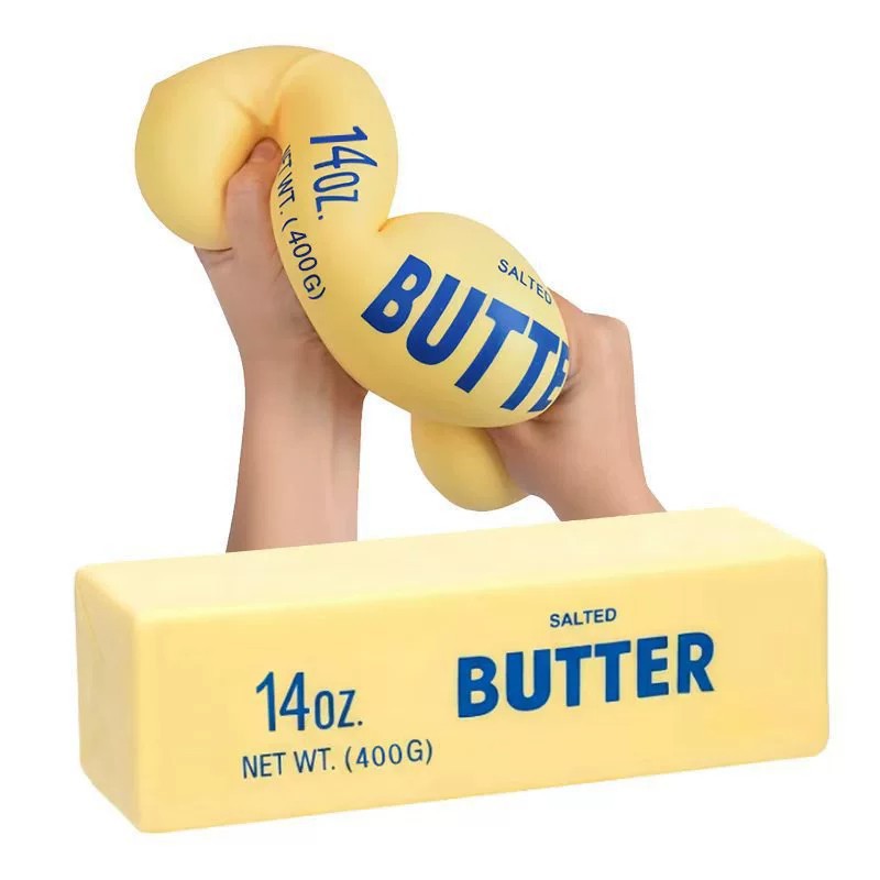 Novelty Gifts - 22cm 대형 버터 스틱 모양의 부드러운