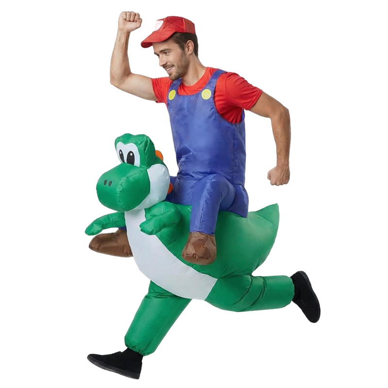 파티 공연 의상 성인 어린이 배관공 공룡 풍선 의상 할 - Inflatable Dinosaur Costume Adult 리뷰 및 가격