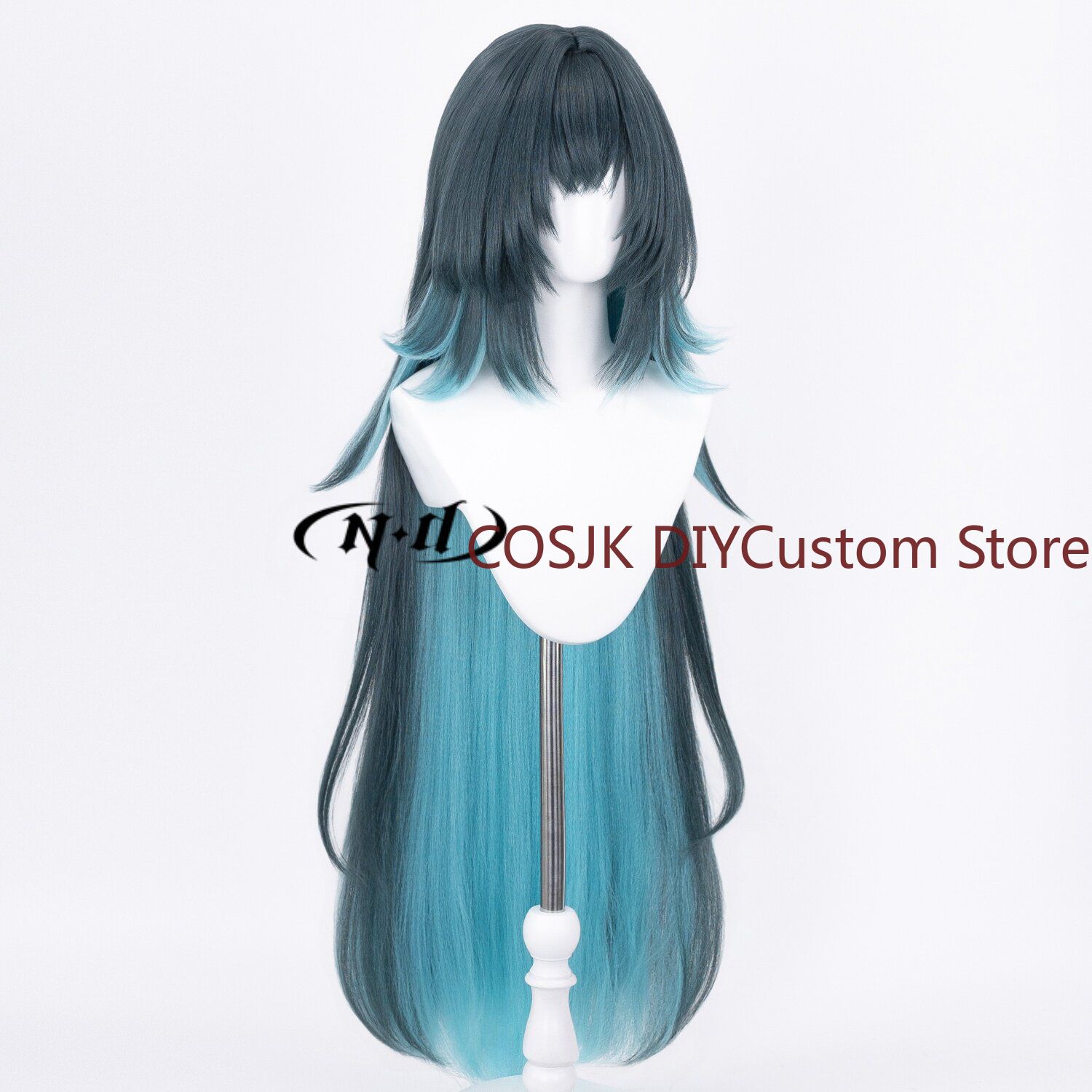110cm 애니메이션 다니카, 원신 임팩트 코스프레용  - Anime Cosplay Wig Heat Resistant 리뷰 및 가격