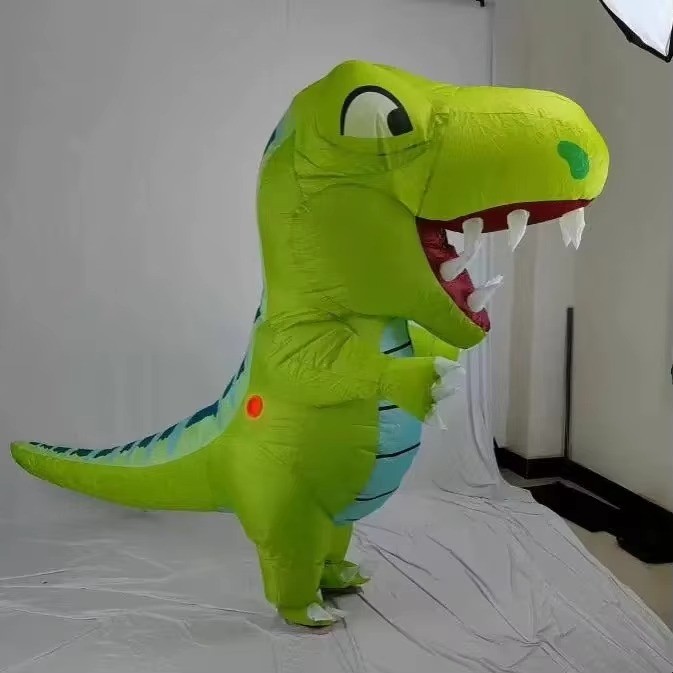 성인용 뚱뚱한 머리 공룡 인형 의상, 전신을 덮는 공룡 - Costumes 리뷰 및 가격