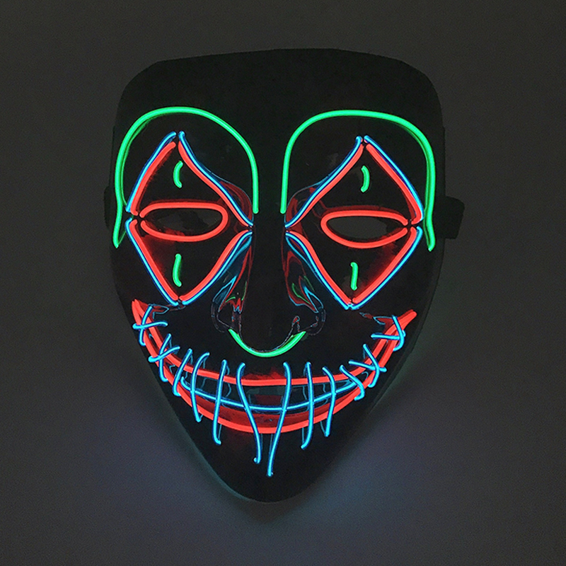 LED 킬러 마스크 할로윈 댄스 무서운 테마 파티 코스 - Led Purge Mask Halloween 리뷰 및 가격