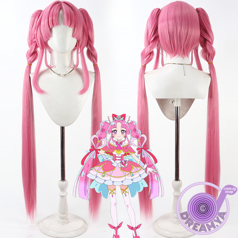 코바야시 미쿠루 코스프레 가발 핑크 롱 합성 헤어 내열 - Anime Cosplay Wig Heat Resistant 리뷰 및 가격